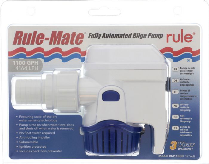 1100 GPH (4160 LPH) Rule-Mate Automatic Pump