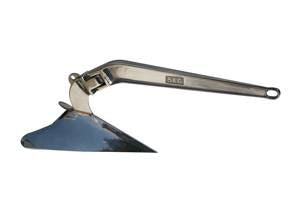 Viper Pro Series Polished Stainless Steel Plough Anchor - 10lb / 5kg