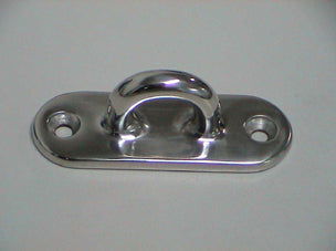 AISI 316 Pad Eye Oblong Base
