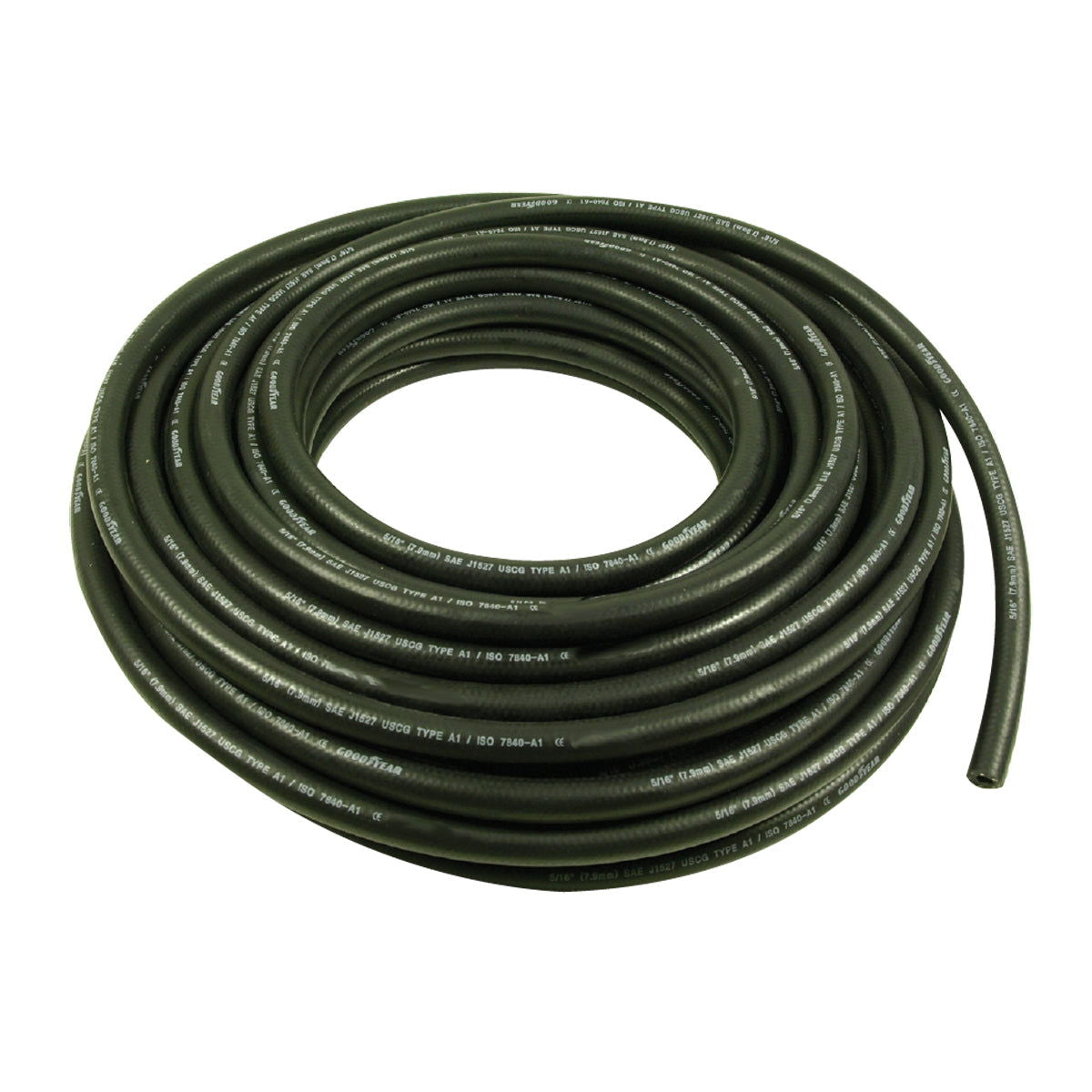 Black Reinforced Fuel Hose – E10 Resistant
