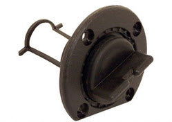 COARSE THREAD DRAIN PLUG & HOUSING - FLAT BASE