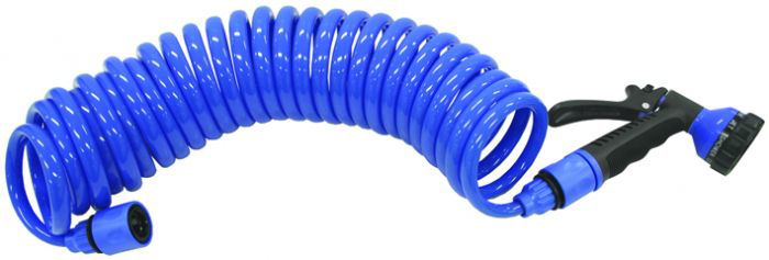 Coiled Hose With Gun - Standard