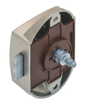 Dead bolt rim lock, Operated from one side