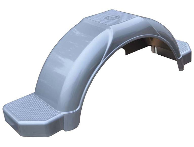 Grey Plastic Guards 13″ Inc Mudflap