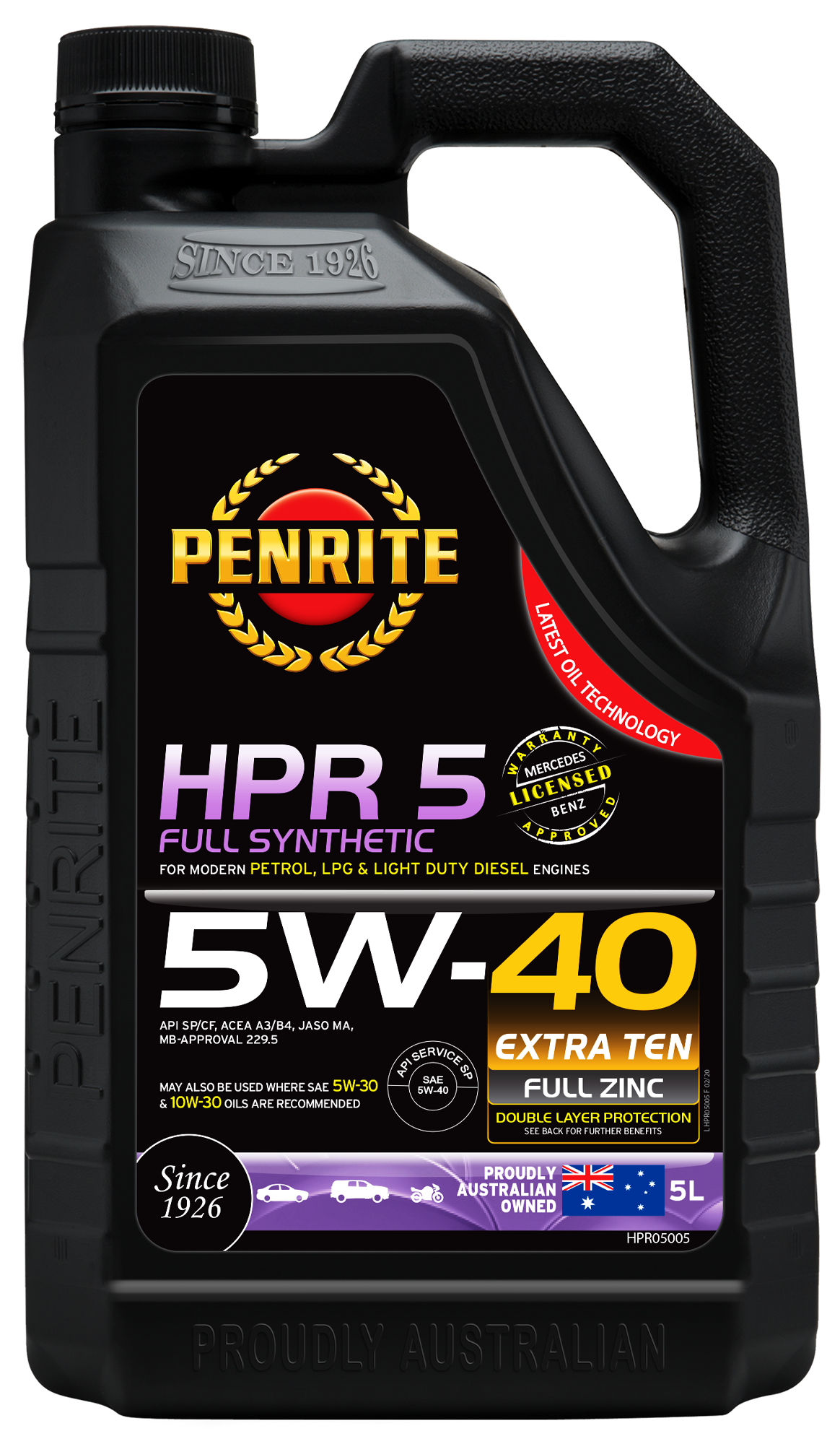 HPR 5 5W-40 (Full Synthetic)