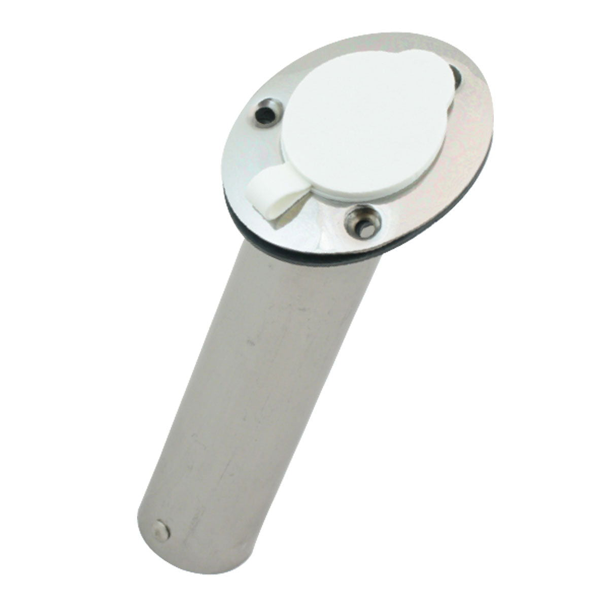 Heavy Duty Flush Mount Rod Holder – Stainless Steel With Cap