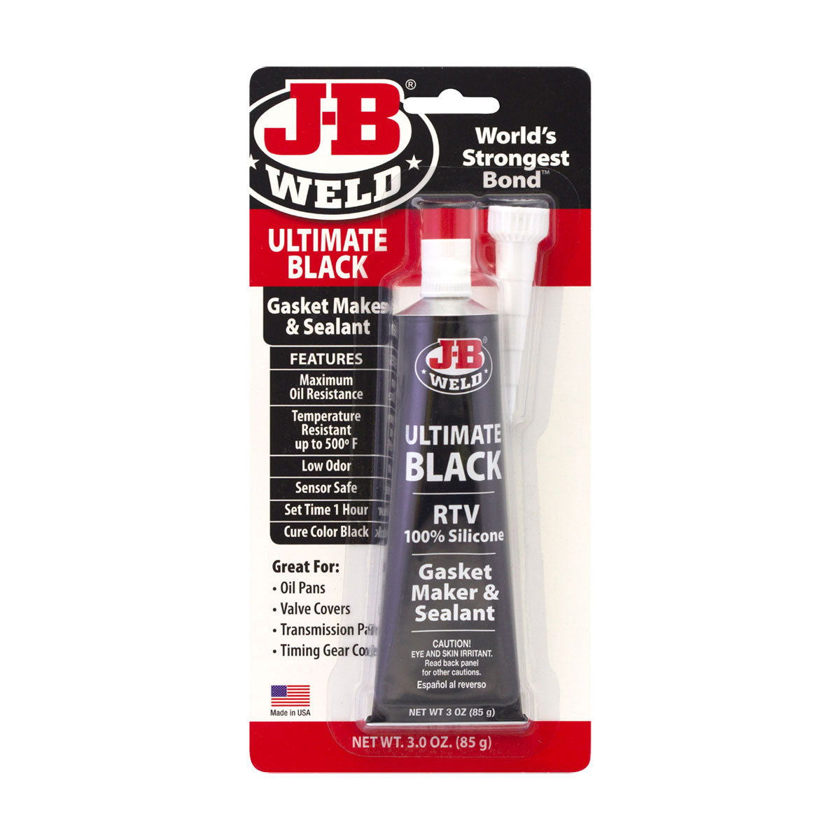 J-B Weld® Ultimate Black Silicone – Gasket Maker
