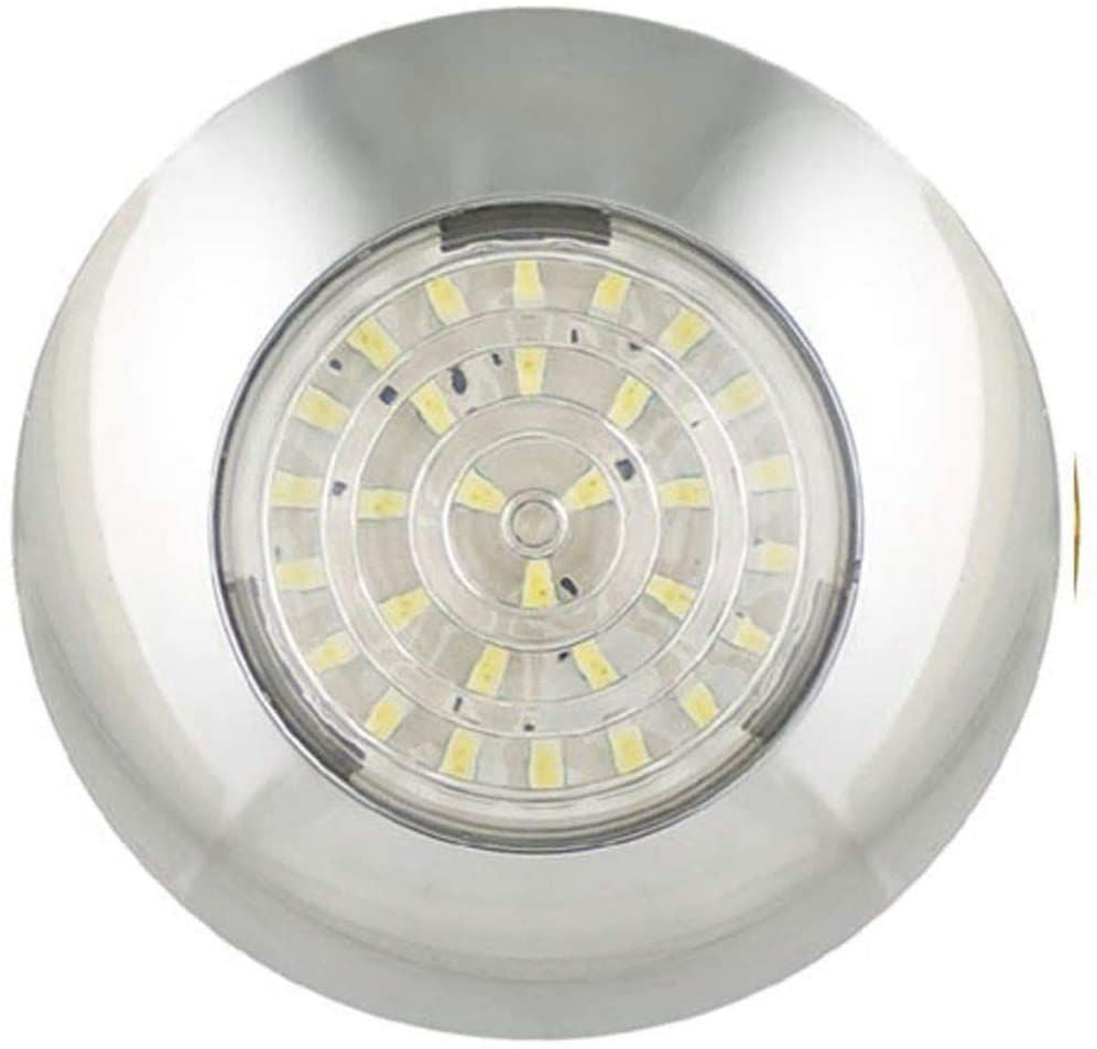 LED Autolamps Cool White Interior Lamp - Chrome - 7524C
