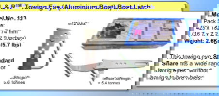 Launch & Retrieve Boat Latch