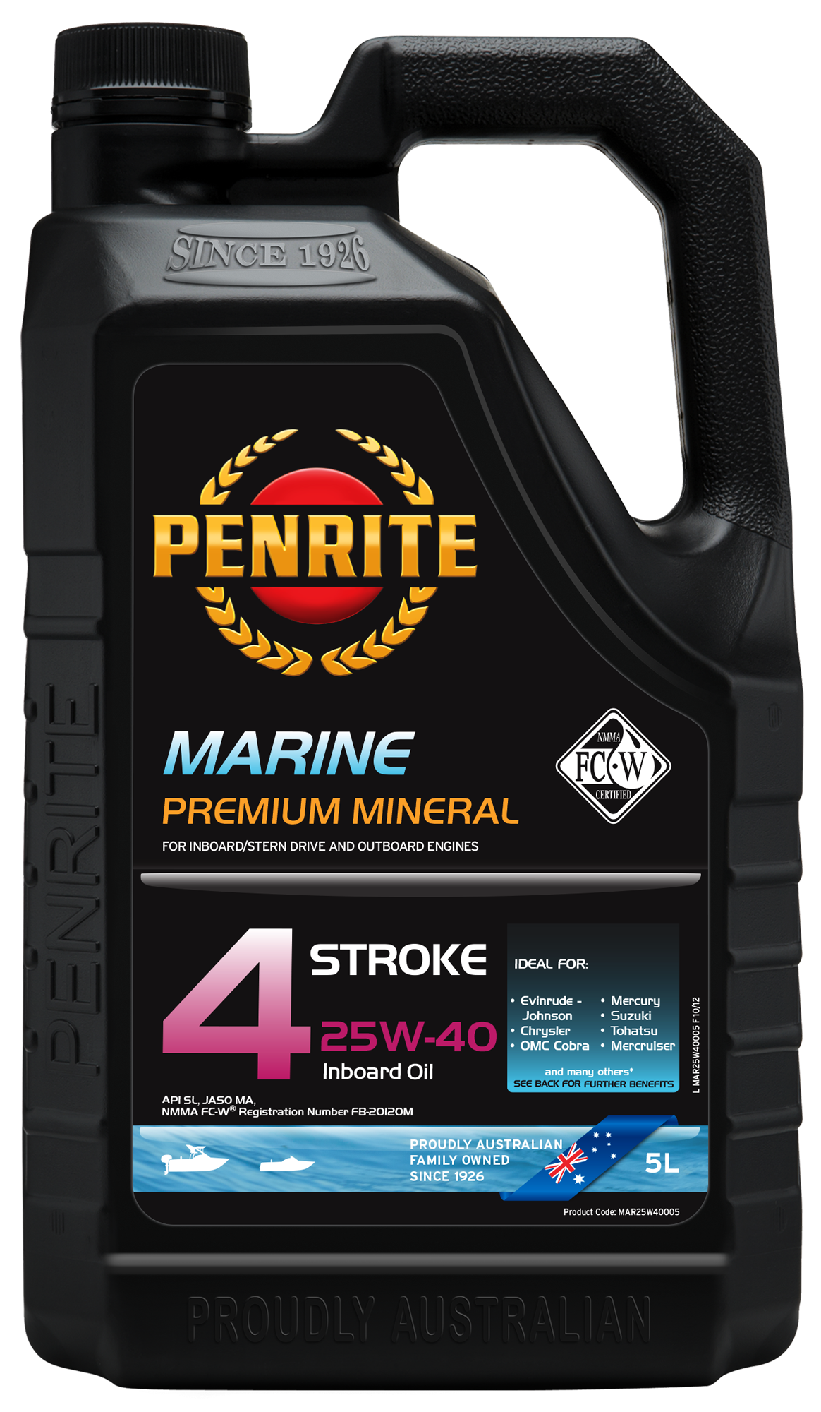 MARINE INBOARD 4 STROKE 25W-40 (Mineral)