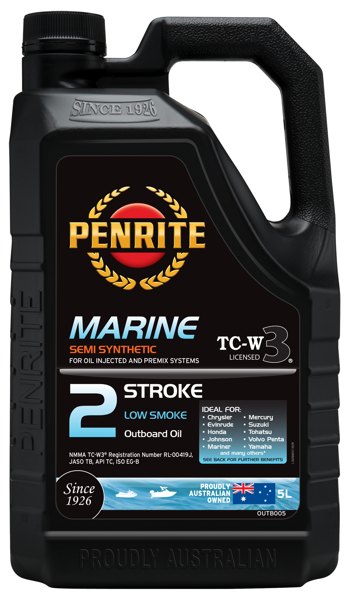 MARINE OUTBOARD 2 STROKE OIL (Semi Syn)