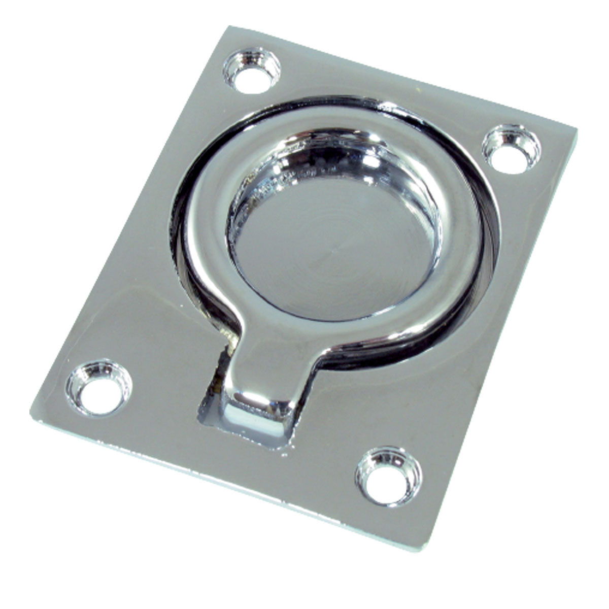 Marine Town® Rectangular Lift Rings – Chrome Brass