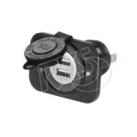 NARVA HEAVY DUTY FLUSH MOUNT DUAL USB SOCKET (BLISTER PACK OF 1)