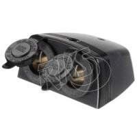 NARVA HEAVY DUTY SURFACE MOUNT TWIN ACCESSORY SOCKETS (BLISTER PACK OF 1)