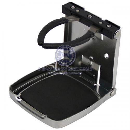 RELAXN DRINK HOLDERS - FOLDING STAINLESS STEEL