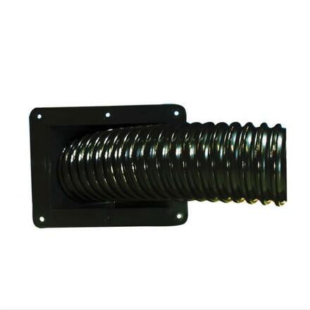 RIGGING FLANGE - RECESSED BLACK PLASTIC