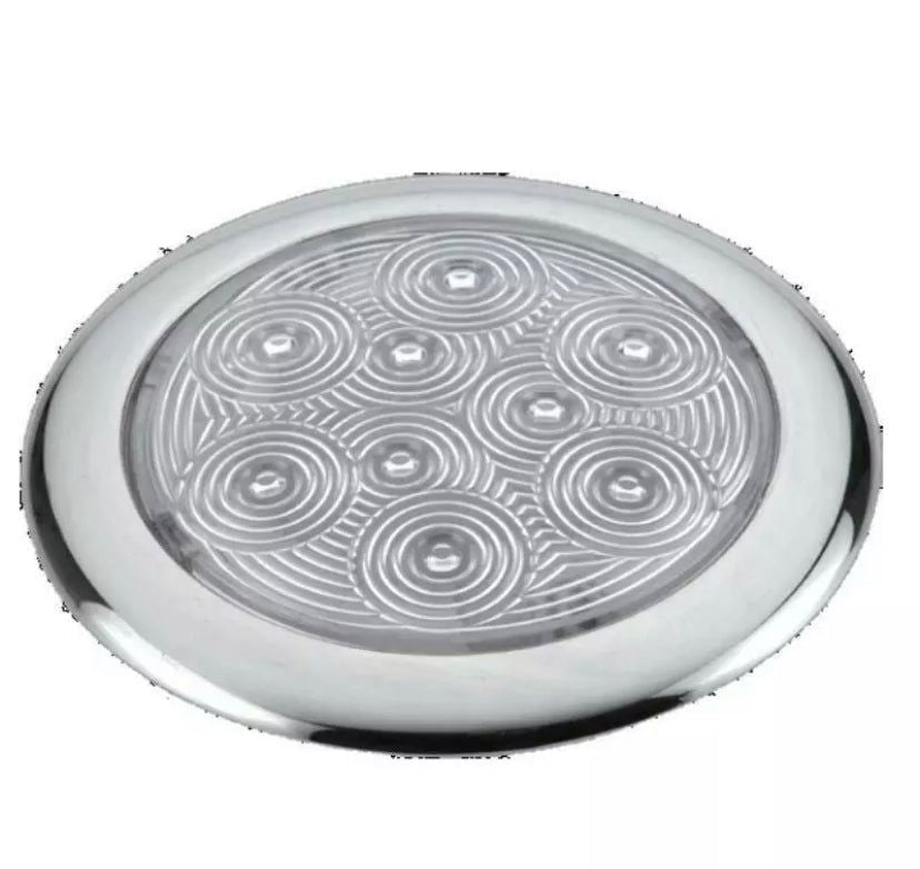 RWB 9 LED Cabin Interior Light Stainless Steel 12V RWB7827 Boat Marine Caravan