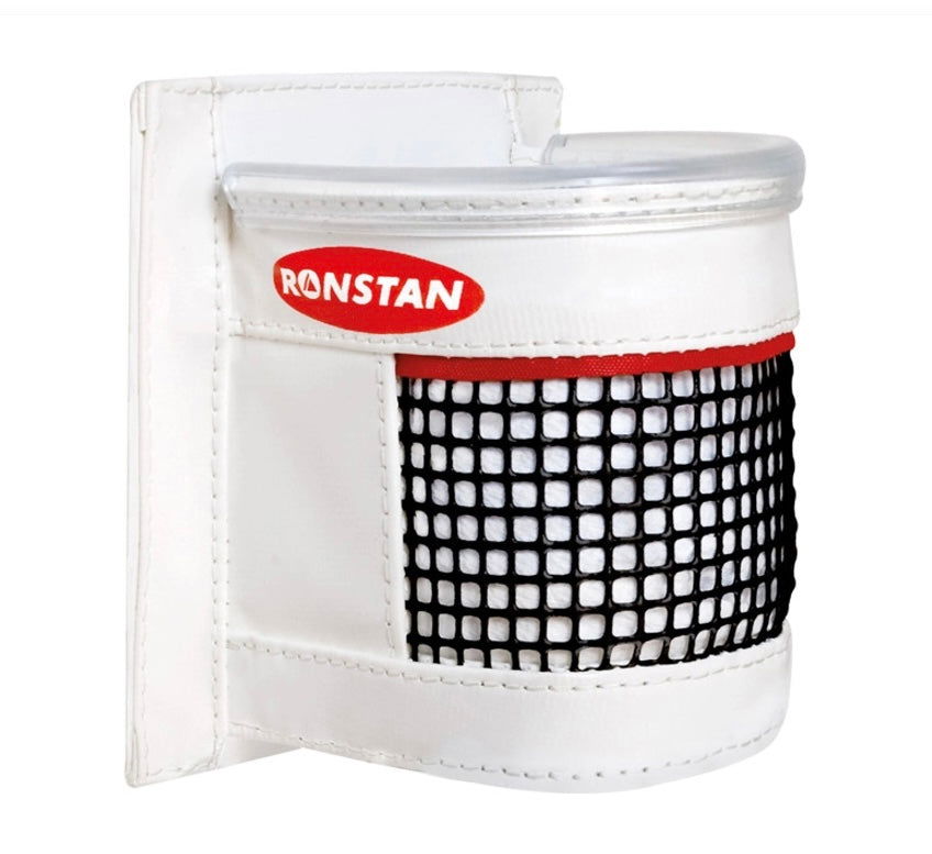 Ronstan - Drink Holder - White PVC With MESH