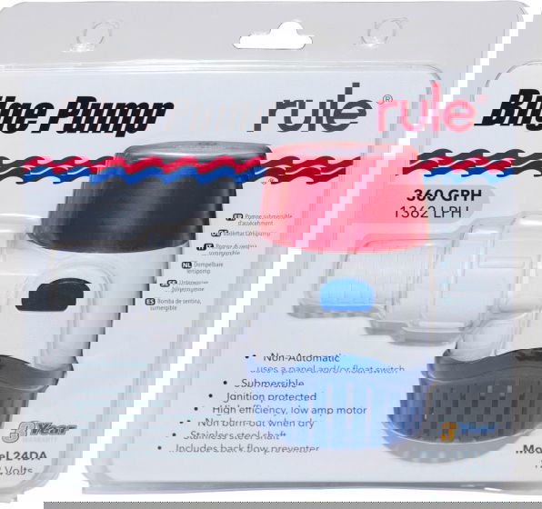 Rule 360 GPH Bilge Pump ( NON-Automatic )