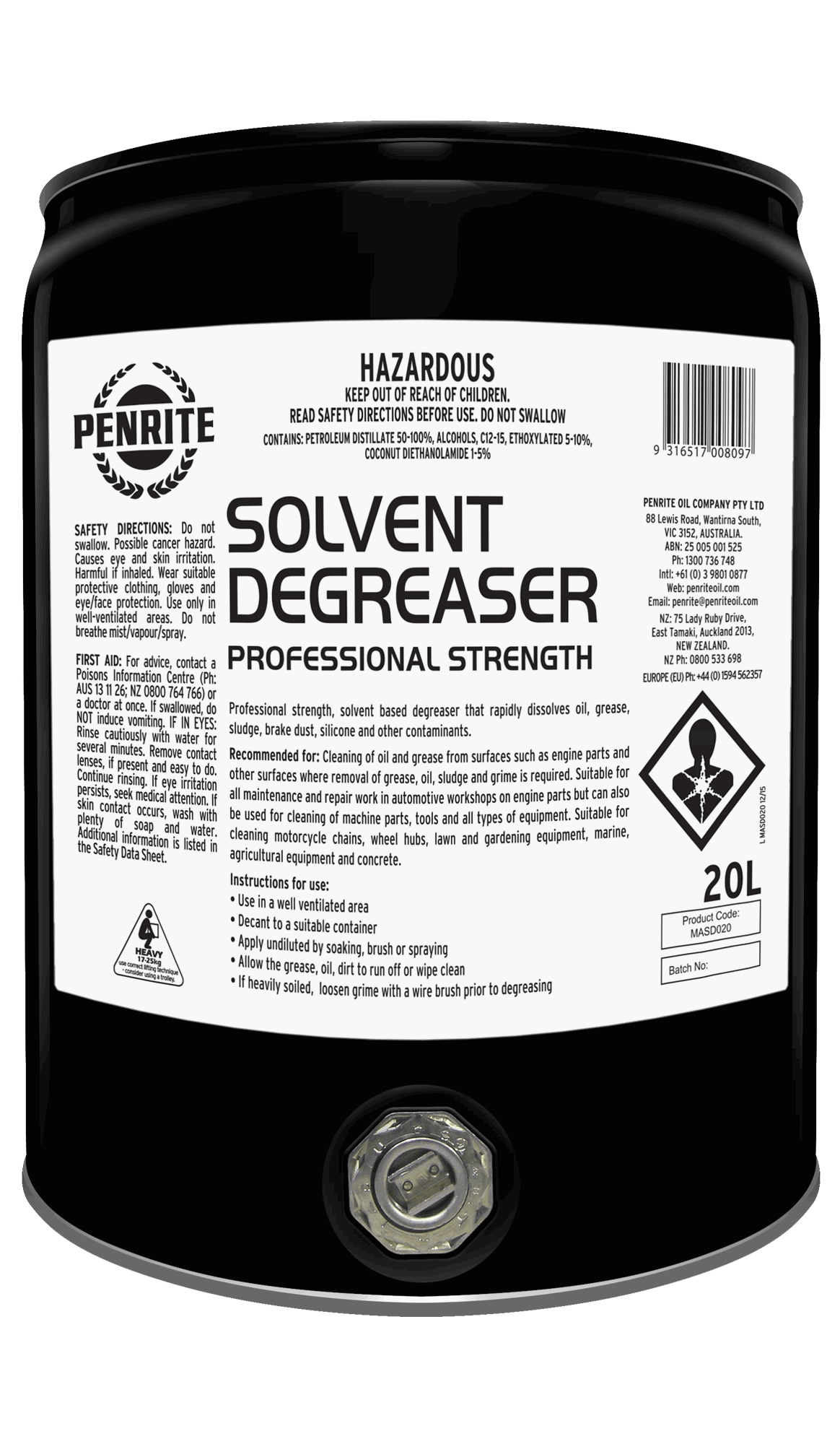 SOLVENT DEGREASER