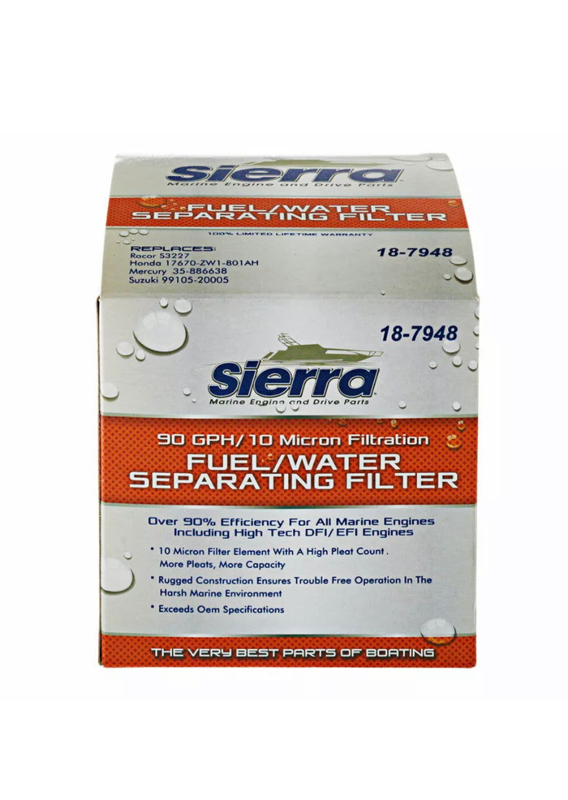 Sierra 18-7948 10 Micron Fuel Filter