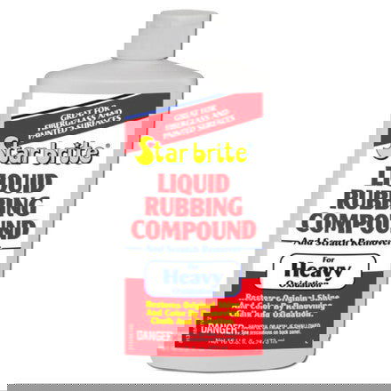 Starbrite Liquid Rubbing Compound - Heavier Oxidation (473ml)