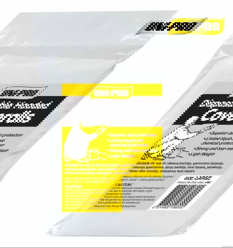 UNi-PRO Disposable Hooded Coveralls