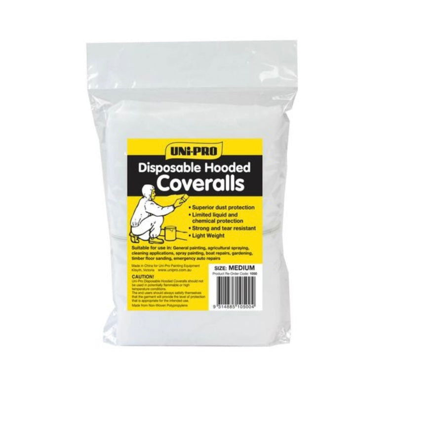 UNi-PRO Disposable Hooded Coveralls