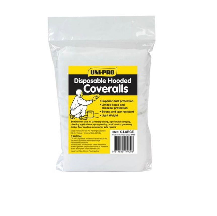 UNi-PRO Disposable Hooded Coveralls