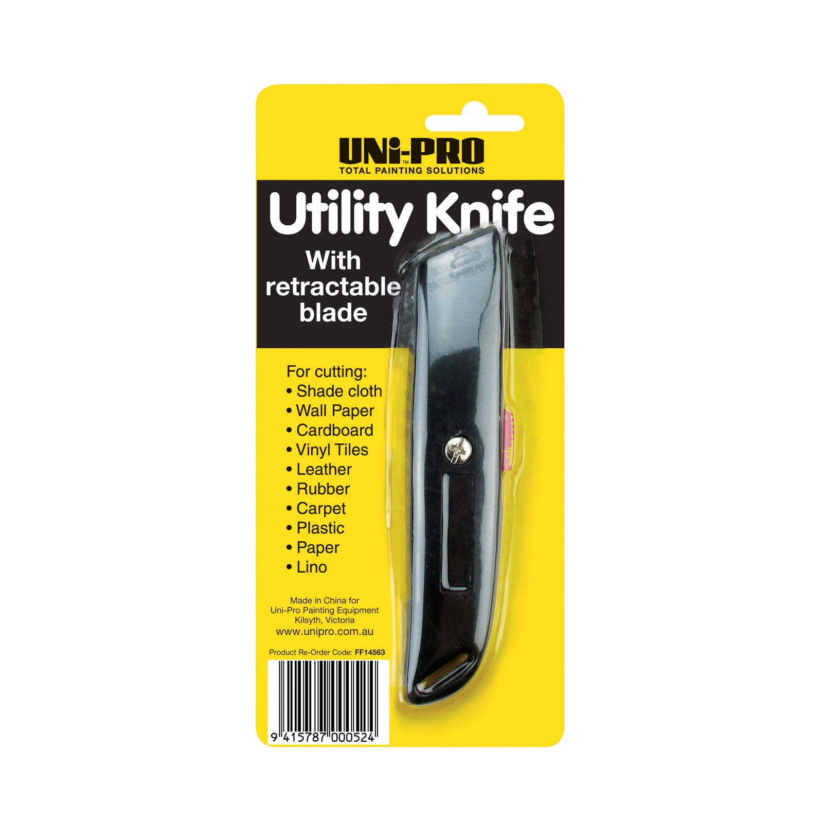 UNi-PRO Retractable Scraper Replacement 2 Notch Blades 5 Pack