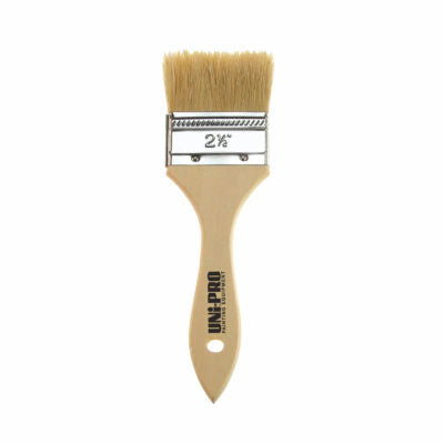 UNi-PRO Unpainted Natural Bristle Chip Brush Range