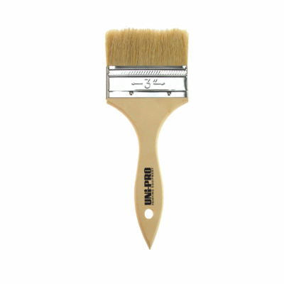 UNi-PRO Unpainted Natural Bristle Chip Brush Range