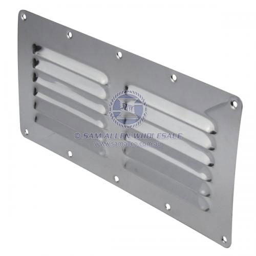 VENTS - RECTANGULAR LOUVRE STAINLESS STEEL