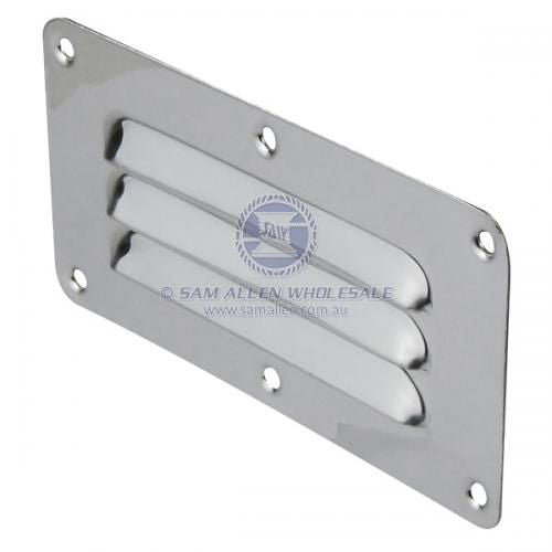 VENTS - RECTANGULAR LOUVRE STAINLESS STEEL