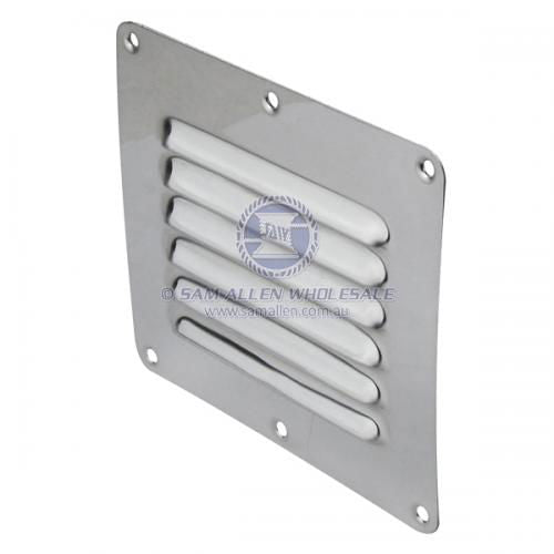 VENTS - RECTANGULAR LOUVRE STAINLESS STEEL