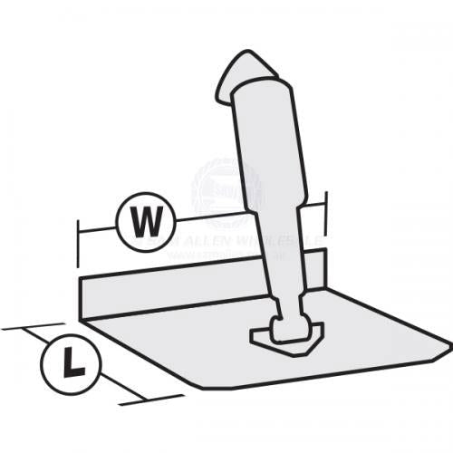 LENCO COMPLETE TRIM TAB ELECTRO POLISHED STANDARD MOUNT KITS