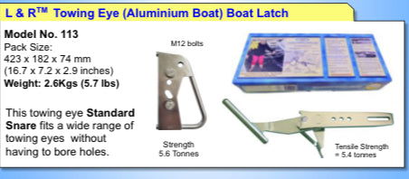 Launch & Retrieve Boat Latch