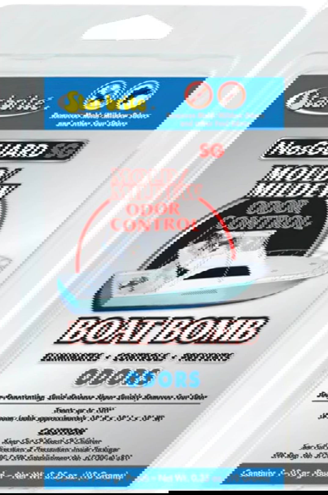 MDG MILDEW ODOR CONTROL BOAT BOMB