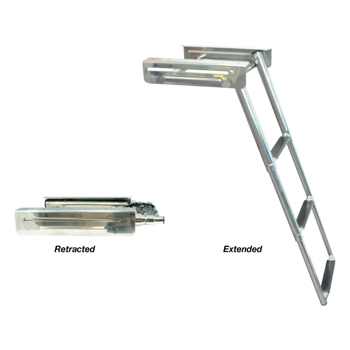 Marine Town® Telescopic Boarding Ladder – Stainless Steel