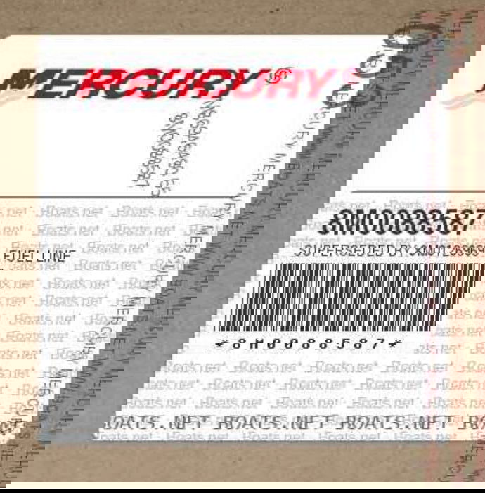 Mercury Fuel Line 8M0088587 Superseded by 8M0126969 - FUEL LINE Superseded by 8M0126969 - FUEL LINE 8M0088587