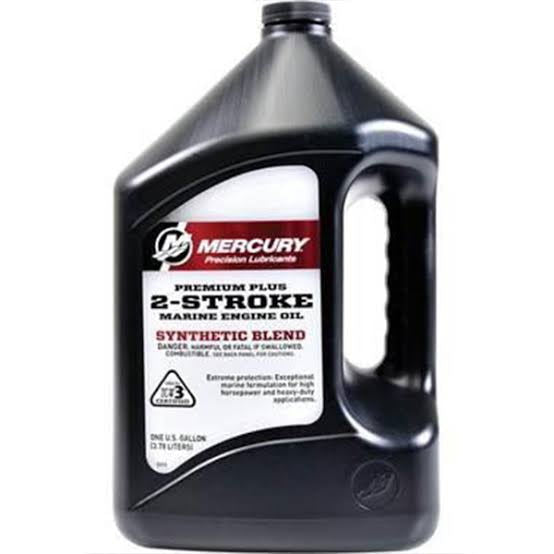 Mercury Premium Plus 2 Cycle TC-W3 Outboard Oil 3.78Ltr