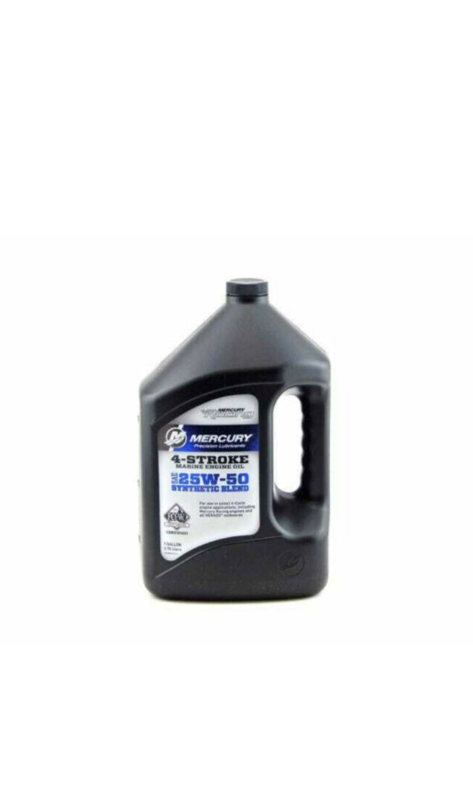 Mercury Synthetic blend racing Verado 25W-50 oil 3.78 L