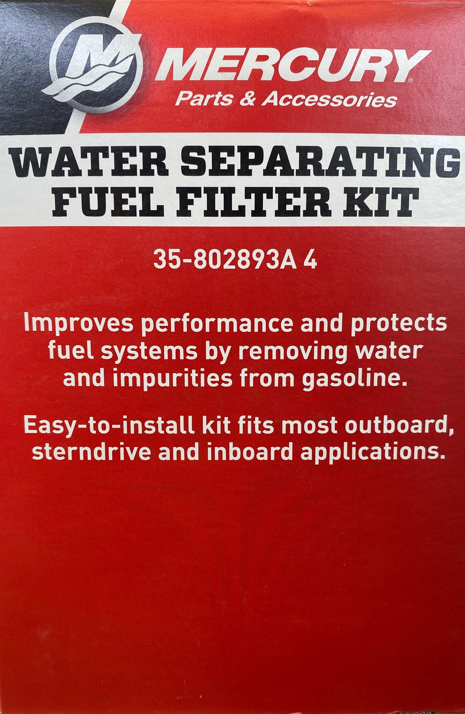 Mercury Water Separating Fuel Filter Kit 35-802893A 4