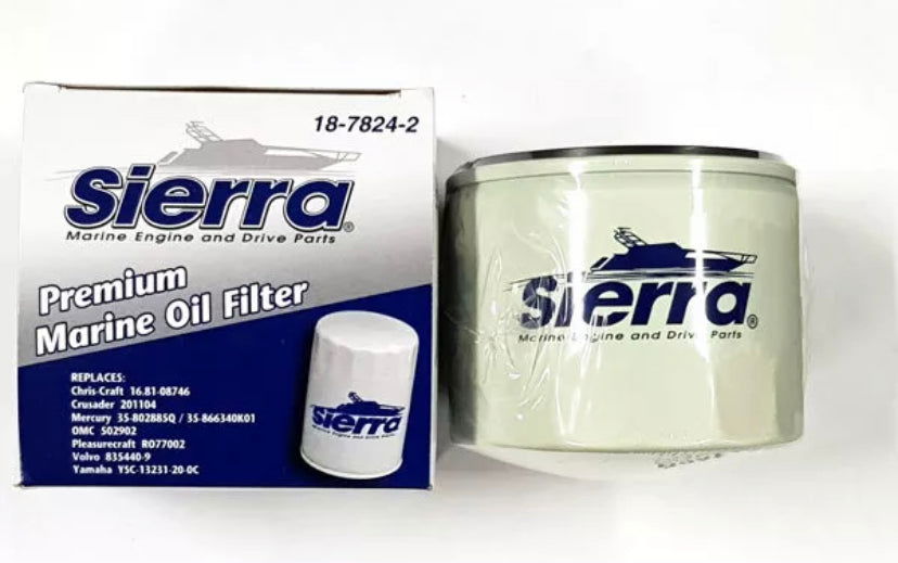 NEW SIERRA OIL FILTER S18-7824 Mercruiser 35-866340K01 Volvo 835440 35-802885Q