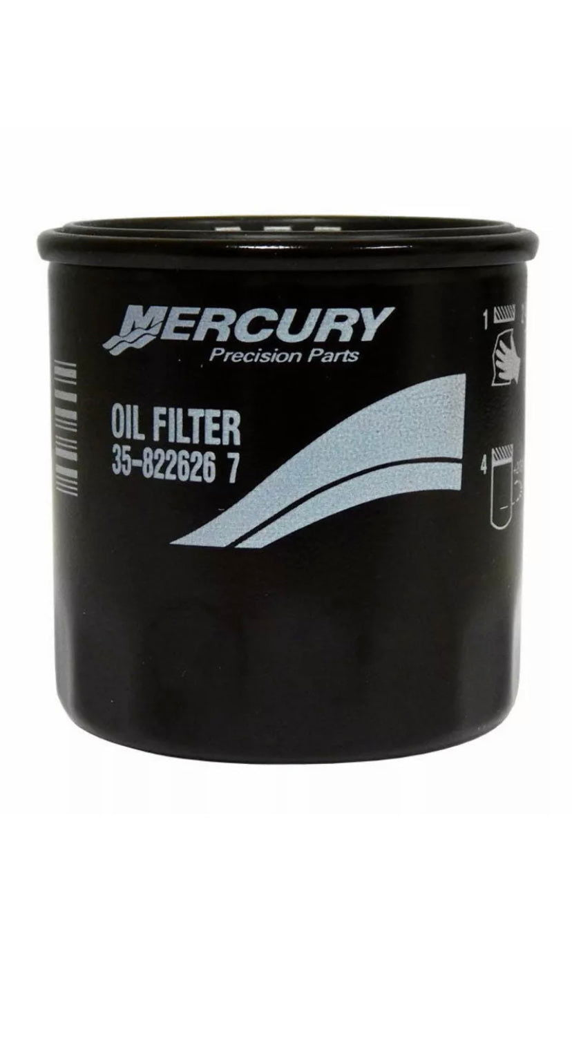 New OEM Mercury Mercruiser Quicksilver Oil Filter 35-822626T 7