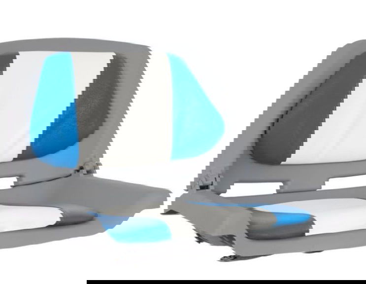 Oceansouth Fishermans Folding Padded Boat Seat Grey & Charcoal