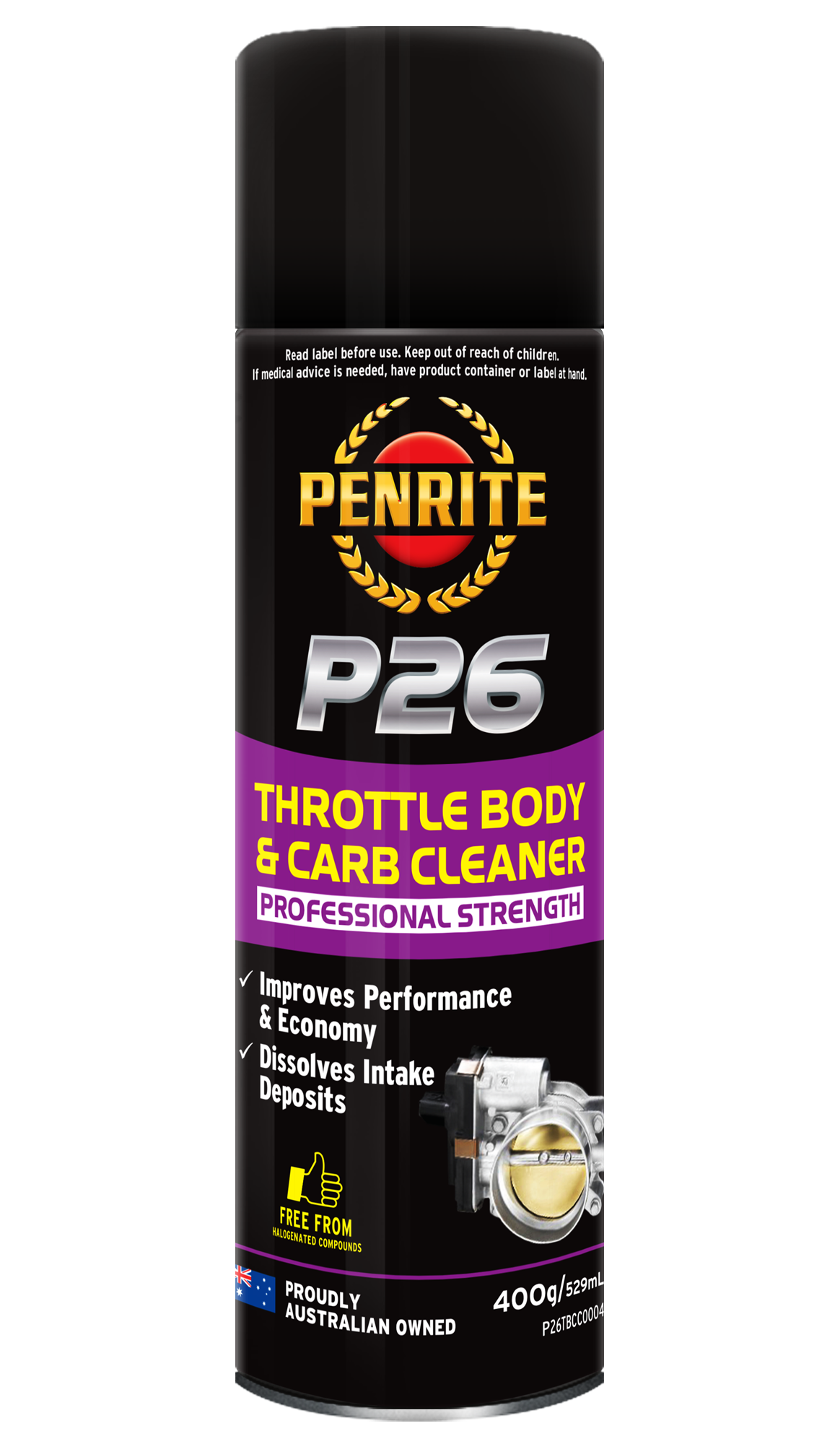 P26 THROTTLE BODY & CARB CLEANER
