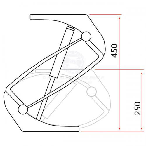 PEDESTAL - SUSPENSION BASE SYSTEM SHARK FLEX