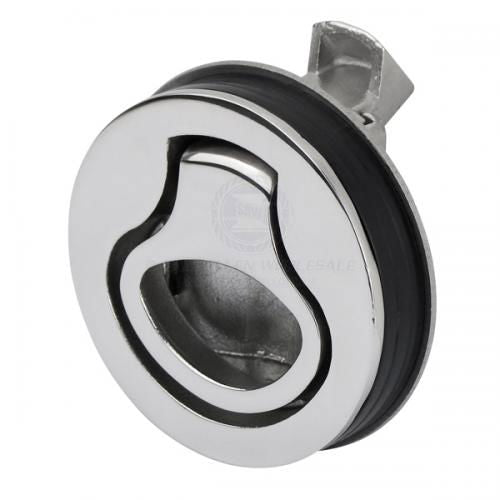 PULL CATCHES - ROUND FLUSH STAINLESS STEEL
