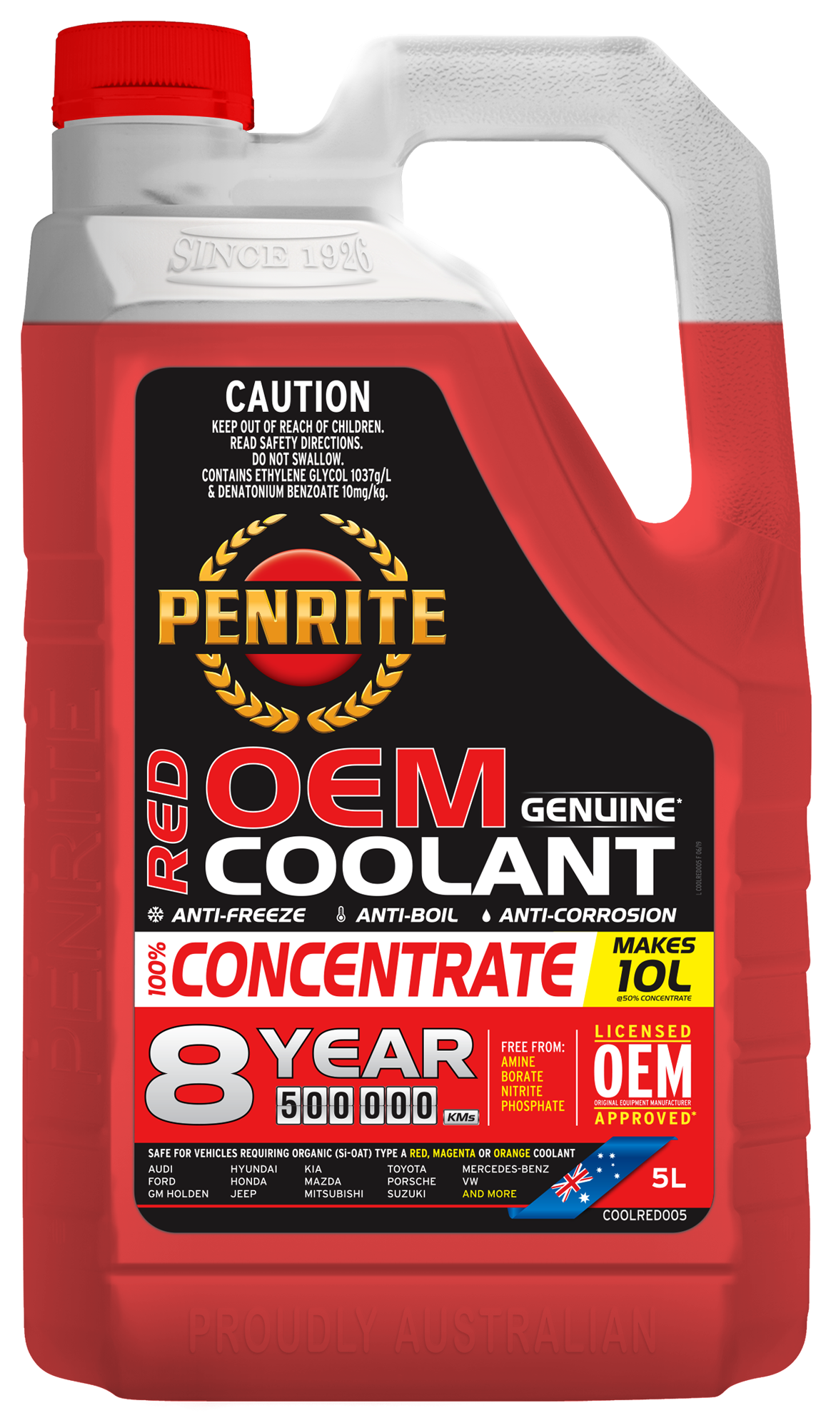 RED OEM COOLANT CONCENTRATE